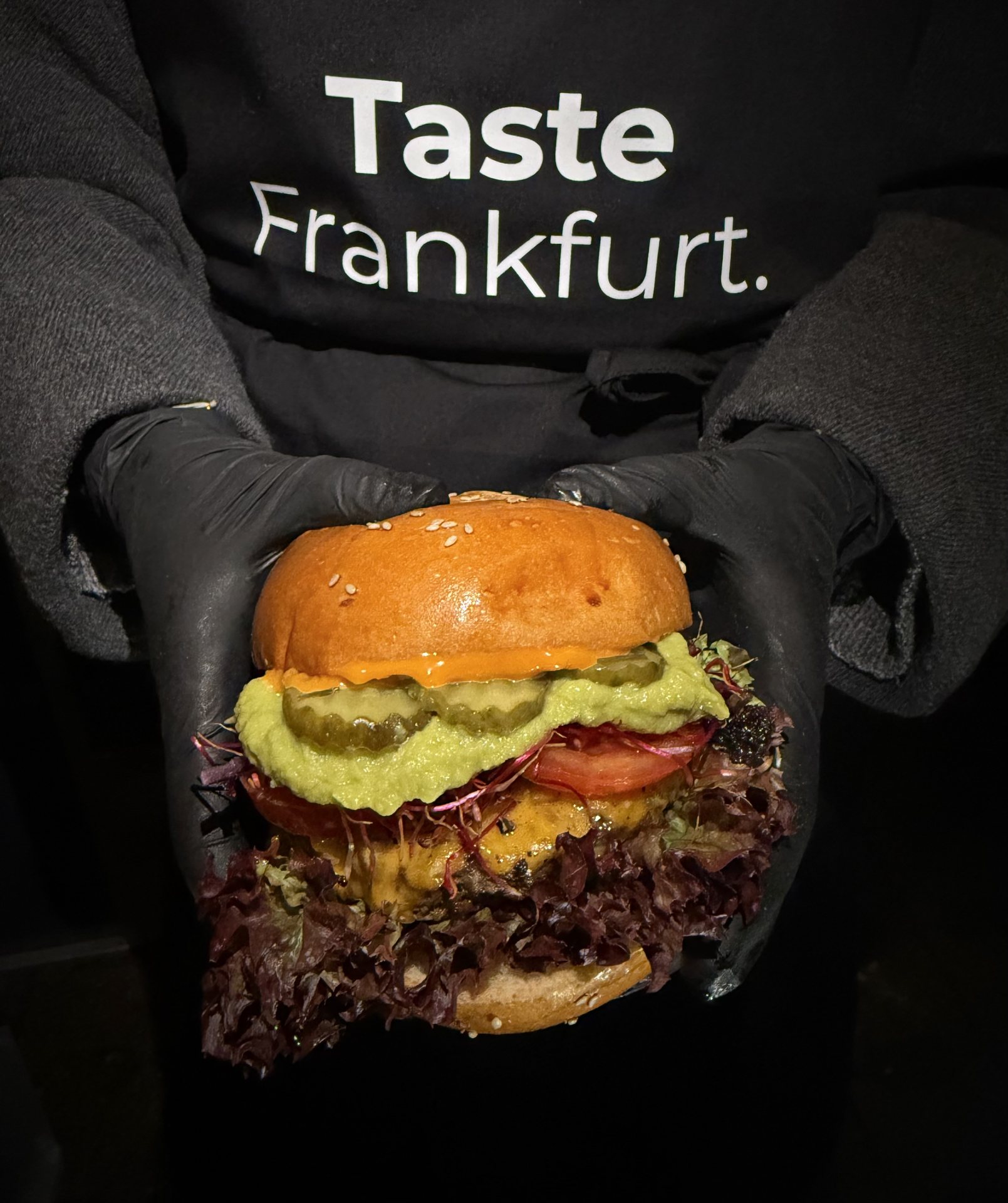 Black Angus Beef Burger Live-Cooking Catering Frankfurt