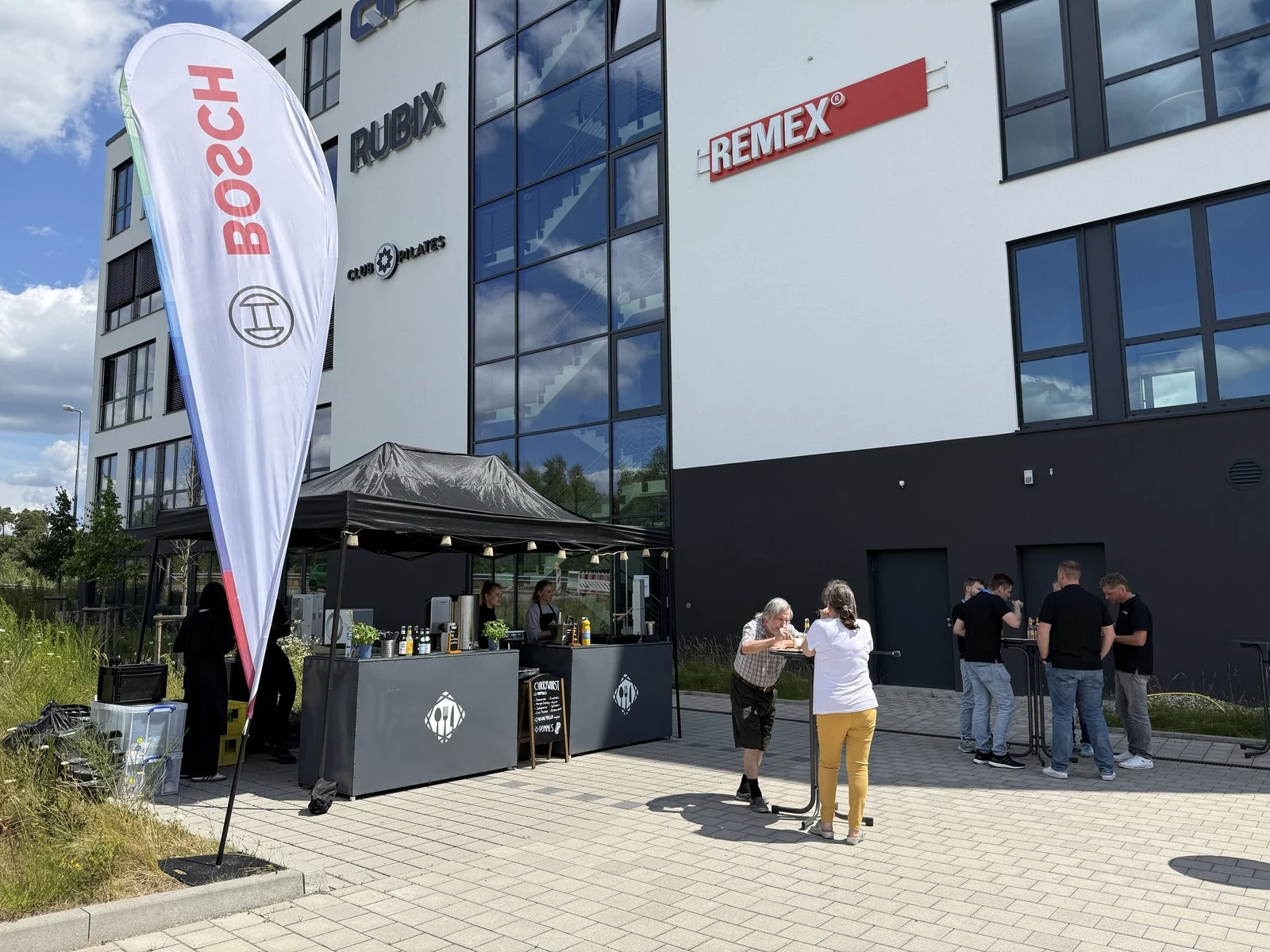 Bosch Sommerfest Live-Cooking BBQ Catering Frankfurt
