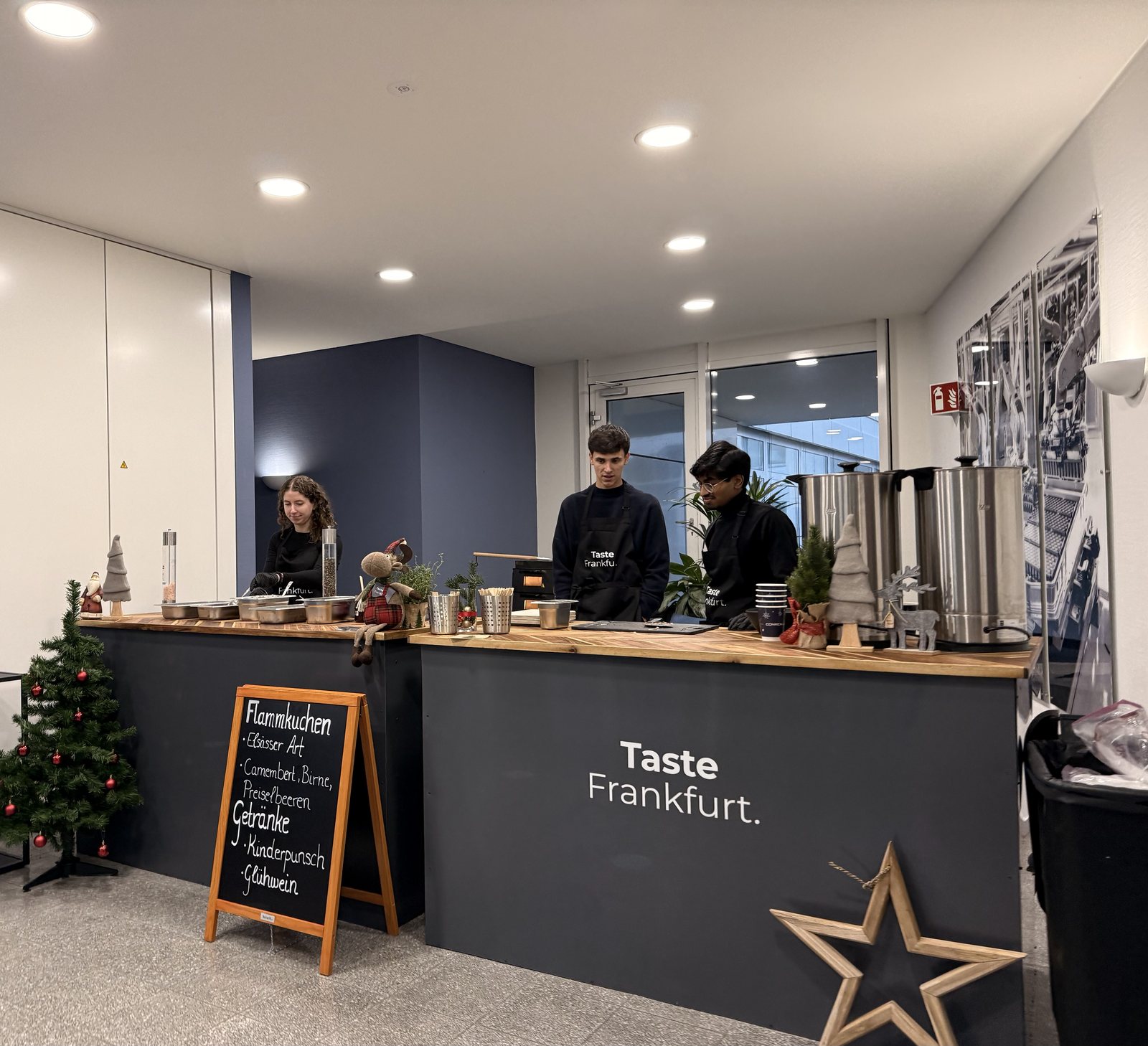 Monzapark Indoor-Weihnachtsfest Langen Catering