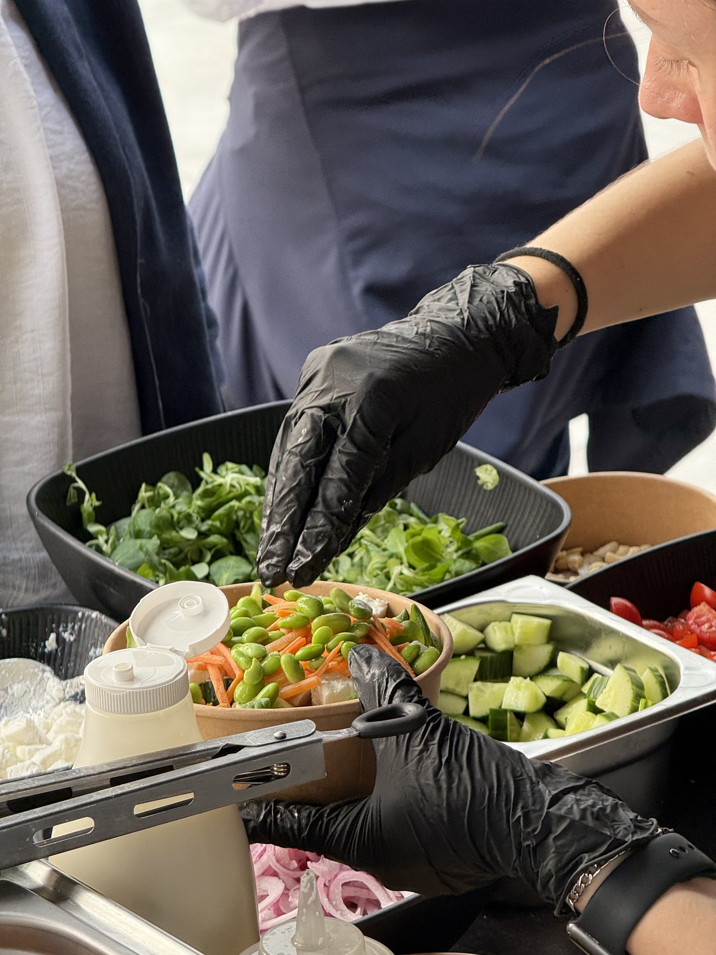 Bowl Live-Cooking Station Frisches Catering Offenbach