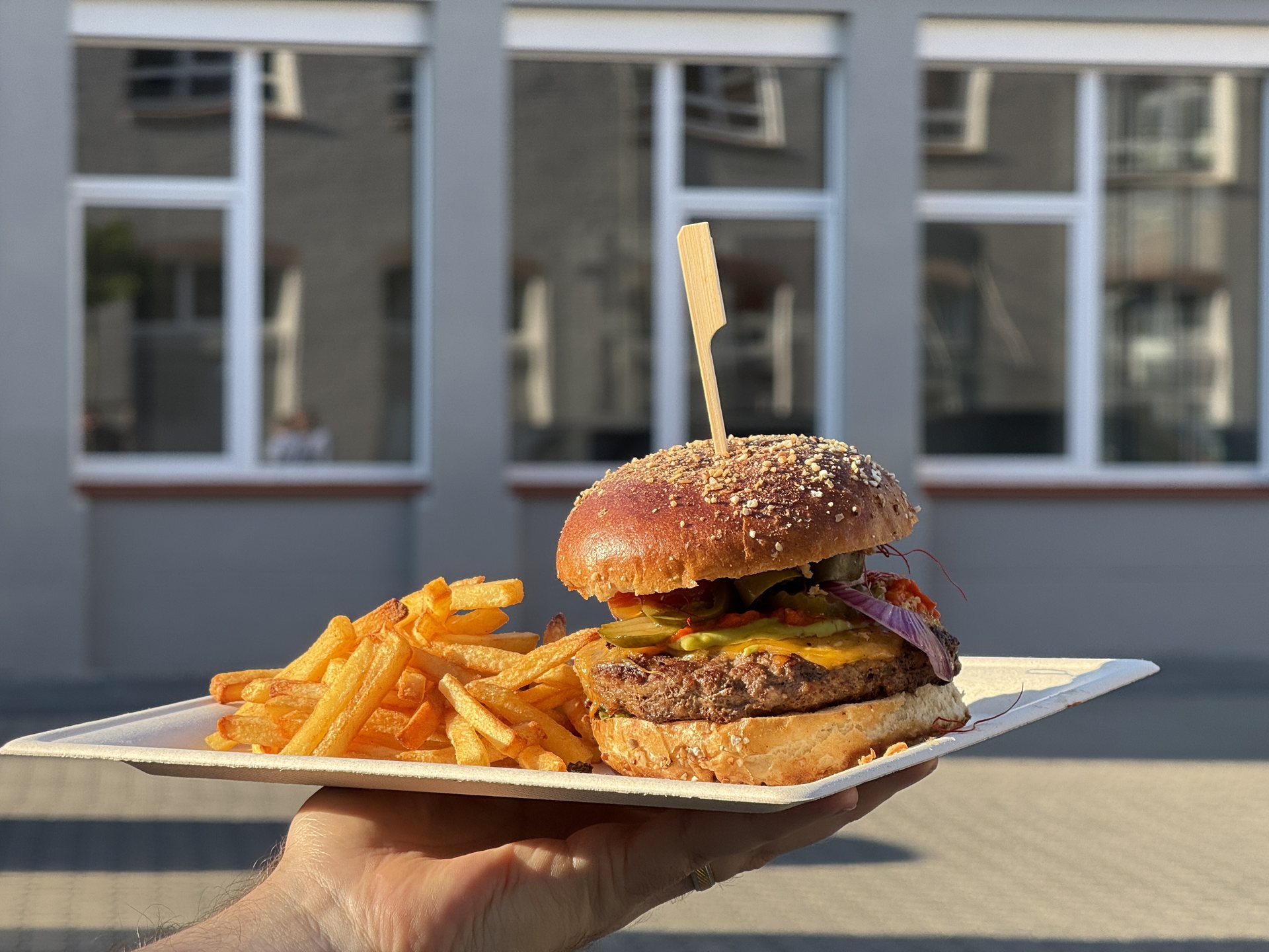 Premium Burger Catering Live-Cooking Wiesbaden